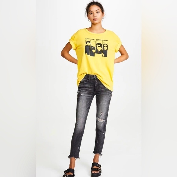 MOUSSY VINTAGE MV Glendele Skinny Black Jeans 25
